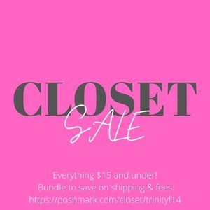 Closet Sale